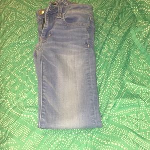 american eagle denim skinny jeans